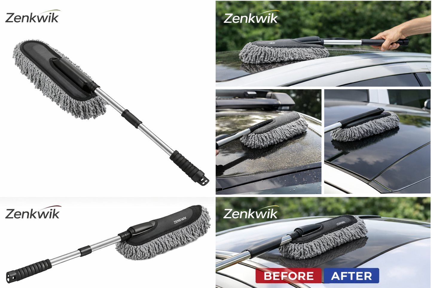 Zenkwik Extendable Microfiber Car Duster