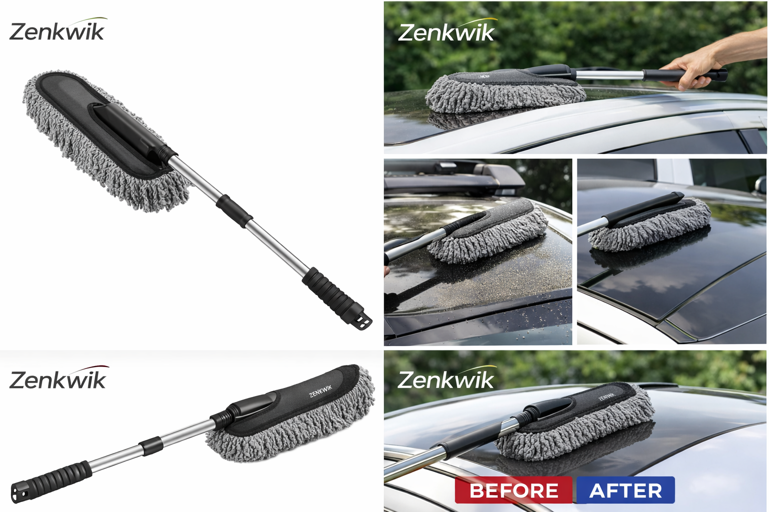 Zenkwik Extendable Microfiber Car Duster